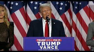 Full Victory Speech Donald Trump Reclaims the White House [upl. by Liman848]