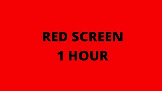 Red Screen 1 Hour  Schermo Rosso 1 Ora  1 H [upl. by Billy978]