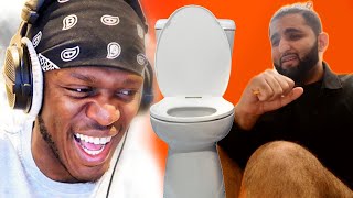 KSI REACTING TO bigbagofpotatoes  COMPILATION [upl. by Sidonnie]