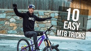 10 Easy MTB Tricks with Fabio Wibmer [upl. by Crescen231]