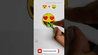 smiley drawing  mix emoji drawing  smiley face drawing  emoji mix drawing shorts drawing art [upl. by Clauddetta251]