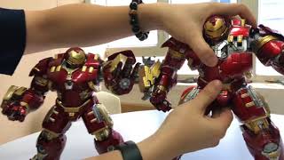 First Look threezero The Infinity Saga – DLX Iron Man Mark 44 Hulkbusterprototype [upl. by Coltin992]