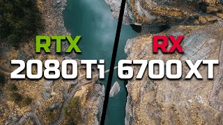 RTX 2080 Ti vs RX 6700 XT  Test in 9 Games [upl. by Jana952]