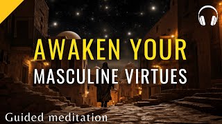 MindfulWavesStudio Presents Masculine Virtue Meditation  Guided Hypnotic Journey to Babylon [upl. by Orson]