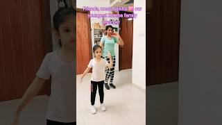 Naisha with Saanvi dancing to the latest trend 1998 movie song [upl. by Arikaahs269]