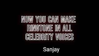 How to create Ringtone in Celebrity Voices from FDMRin [upl. by Yleme786]