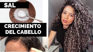 CRECIMIENTO DEL CABELLO CON SAL POTENCIA TUS EXFOLIACIONES CAPILARES [upl. by Giacobo349]