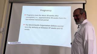 Physiology of Pregnancy 1 By Prof Dr M Yosof [upl. by Denison]