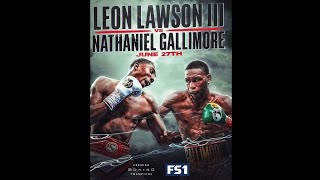 Leon Lawson III vs Nathaniel Gallimore TODAY on FS1 👀 [upl. by Haim]