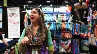 CaliforniaDivercom Meets Scuba Do Rag at the 2014 DEMA Dive Show [upl. by Ranie]