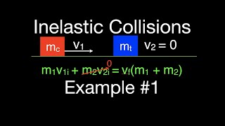 Momentum 7 of 16 Inelastic Collisions Example 1 [upl. by Esoryram]