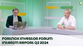 Fortnox Investor Forum  Interim Report Q2 2024 [upl. by Nelleh758]