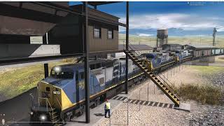 Trainz Railroad Simulator 2022 TRS22  GE CW408  Coal Transport  4K UHD [upl. by Sinylg]