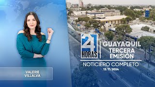 Noticiero de Guayaquil Tercera Emisión 13112024 [upl. by Eeimaj]