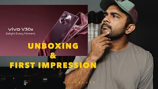 Vivo V30e  Unboxing amp First Impression  Is it a good Midrange Smartphone  Malayalam [upl. by Garnette]