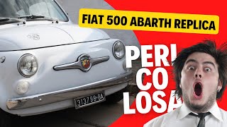 FIAT 500 EPOCA ELABORATE UN MOSTRO DA 180KMH  GUIDO UNA FIAT 500 F DEL 1969 REPLICA ABARTH [upl. by Jaunita]