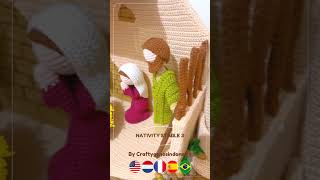 crochet christmas nativity amigurumi haken kerst navidad ganchillo natal uncinetto jesus [upl. by Gayler]