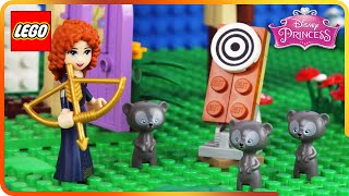 ♥ LEGO Disney Princess Merida The Brave Training Day STOP MOTION Episode 1 [upl. by Mairhpe814]