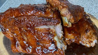 EASY FALL OFF THE BONE BABY BACK RIBS OVEN BAKED RIBS [upl. by Eneliak405]