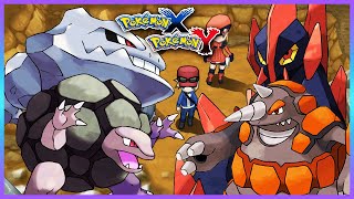 Pokemon X amp Y  How to Get GolemSteelixRhyperior amp Gigalith [upl. by Aicat]