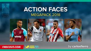 Download FM Graphics  Faces FM18  Carlos Action Facepack 2018 [upl. by Elleinad]