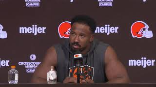 Myles Garrett Press Conference  September 13th 2024 [upl. by Shedd515]