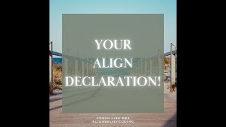 Your Align Declaration [upl. by Haerle]