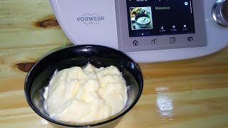 MAIONESE CASEIRA  Como fazer esta Receita Bimby  Thermomix TM6 TM5 TM31 [upl. by Nesyrb19]