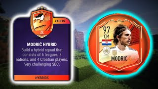 SBC SOLUTION MODRIC HYBRID  LUKA MODRIC 97 PRIME MADFUT ICON  MAD FUT 22 [upl. by Aiker671]