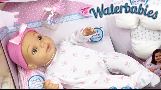 Water Babies Special Delivery Baby 25th Anniversary Drink and Wet Doll Unboxing Feeding amp Details [upl. by Ioyal104]