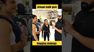 1 min shopping 🛍️ challenge payalmalik armaanmalik [upl. by Meehsar]