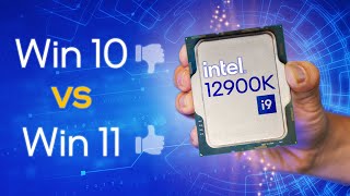 Intel i912900K Review  Alder Lake on Windows 10 vs Windows 11 [upl. by Aidualc]