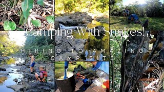 Hiking to Amazing Camp Site Conway Circuit P1 [upl. by Enylhsa]