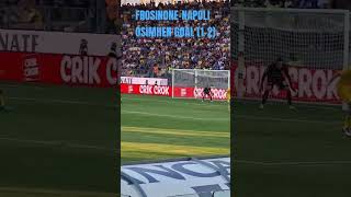 Serie A  FrosinoneNapoli 13 Osimhen goal 12 calcio forzanapolisempre osimhen napoli [upl. by Ahael677]