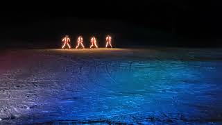 Ski show in SaasFee [upl. by Nalad67]