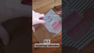 DIY verpakking cadeaubon [upl. by Ahcas758]