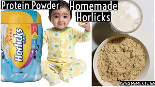 Homemade Horlicks  Homemade Protein Powder  Without Chemicals  Easy Homemade Protein Powder [upl. by Nahrut472]