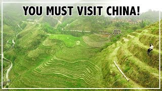 Stunning Rice Terraces of China  4K Drone Video 龙脊梯田 [upl. by Atsugua867]