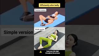 Effective belly slimming Do this daily before bed for a smaller waist [upl. by Rosenblast]