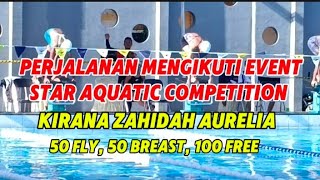 MOMEN MENEGANGKAN KIRANA ZAHIDAH BERSAING KETAT di 50M KUPU 50M DADA dan 100M BEBAS [upl. by Procto351]