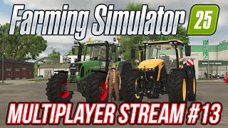 FARMING SIMULATOR 25 MULTIPLAYER 13  Stream 3122024 [upl. by Kerekes126]