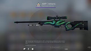 CSGO  AWP  Atheris FieldTested Skin Showcase and Gameplay [upl. by Joselyn]