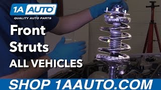 How to Install or Replace Front Struts on Any Vehicle Full Guide [upl. by Cupo57]