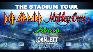 Full Concert HD Stadium Tour HardRock Stadium with joanjett defleppard motleycrue poison8111 [upl. by Nugesulo]