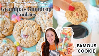 Grandpas Famous Gumdrop Cookie Recipe  Christmas Tradition Bake with Me  Vlogmas Day 17 [upl. by Arimas]