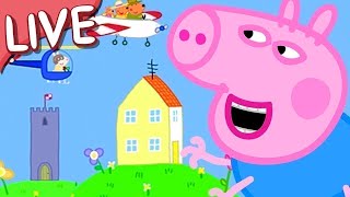 🔴 Giant Peppa Pig and George Pig LIVE FULL EPISODES 24 Hour Livestream [upl. by Orelu]