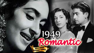 1949 Bollywood Romantic Songs Video  Old Superhit Gaane  Popular Hindi Songs [upl. by Anaerb]