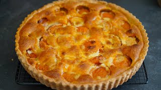 Tarte aux abricots amande faite maison facile [upl. by Anitnegra]