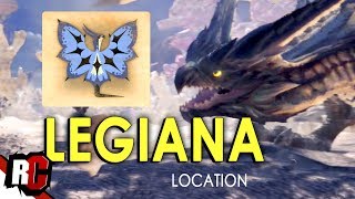 How to find LEGIANA Monster  Monster Hunter World Coral Highlands Monster Location [upl. by Dripps]