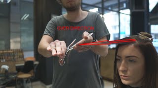 how to cut middle length layered haircut [upl. by Corbie17]